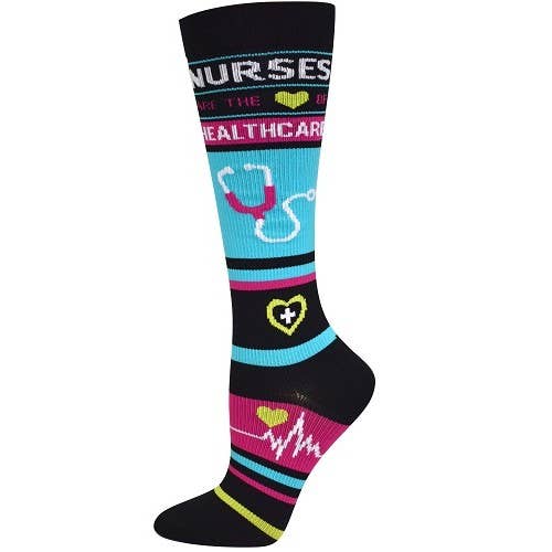 Fun Compression Socks: Nurses Healthcare Edition