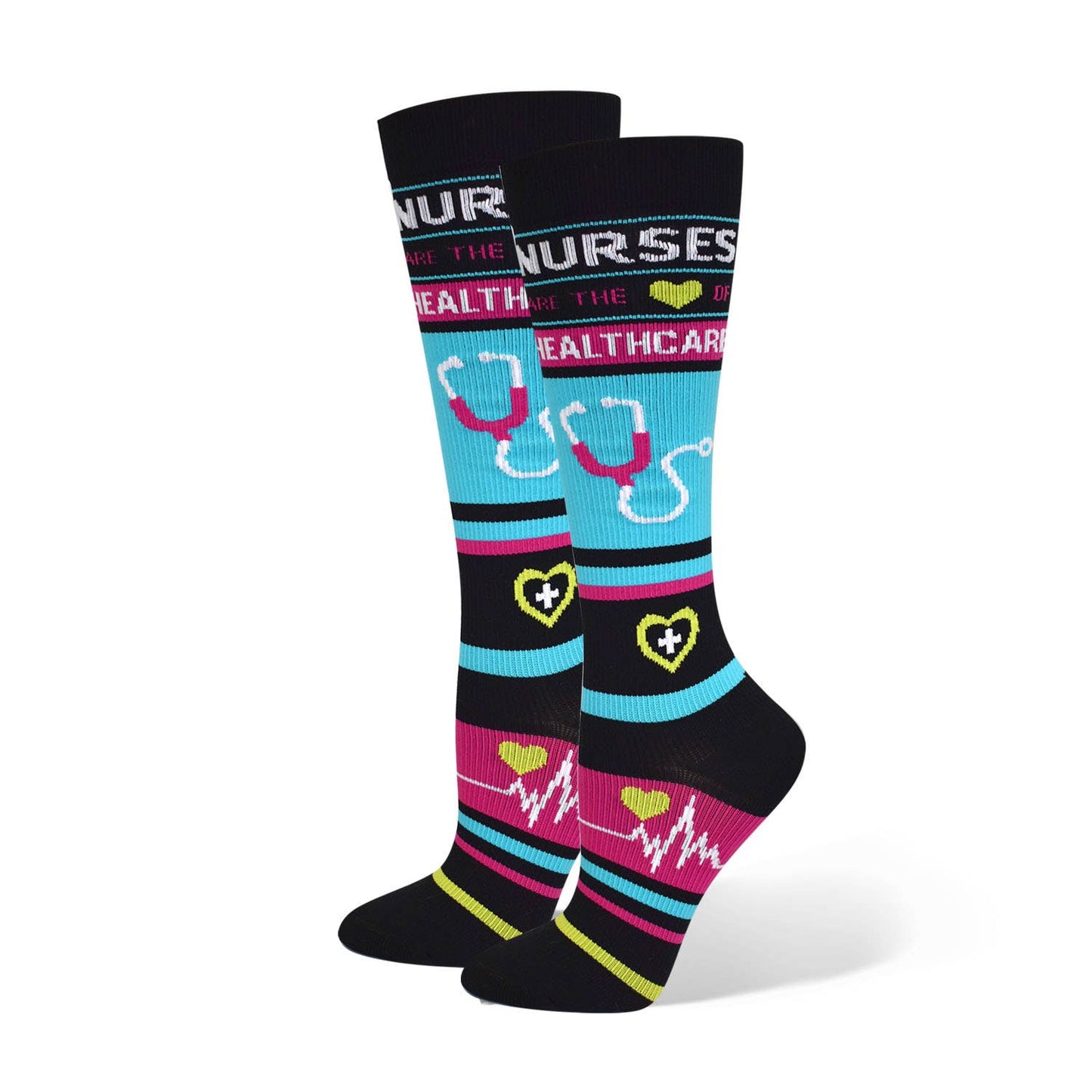 Fun Compression Socks: Nurses Healthcare Edition