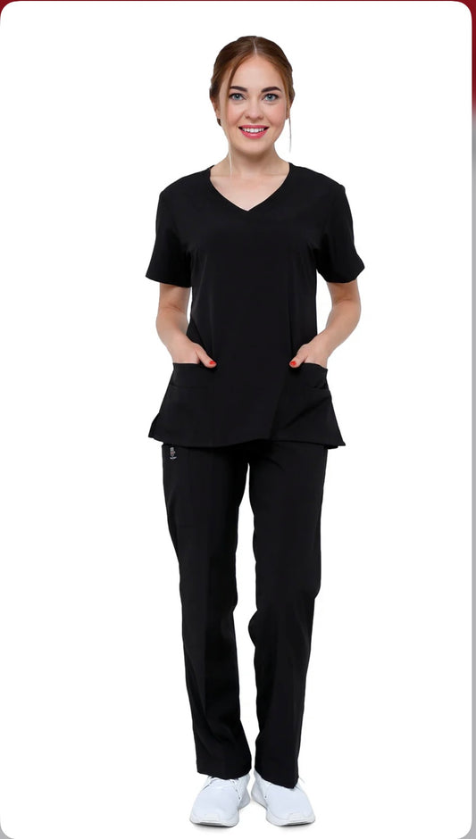 Scrubs:Dress A  Med Womens 4 way Stretch