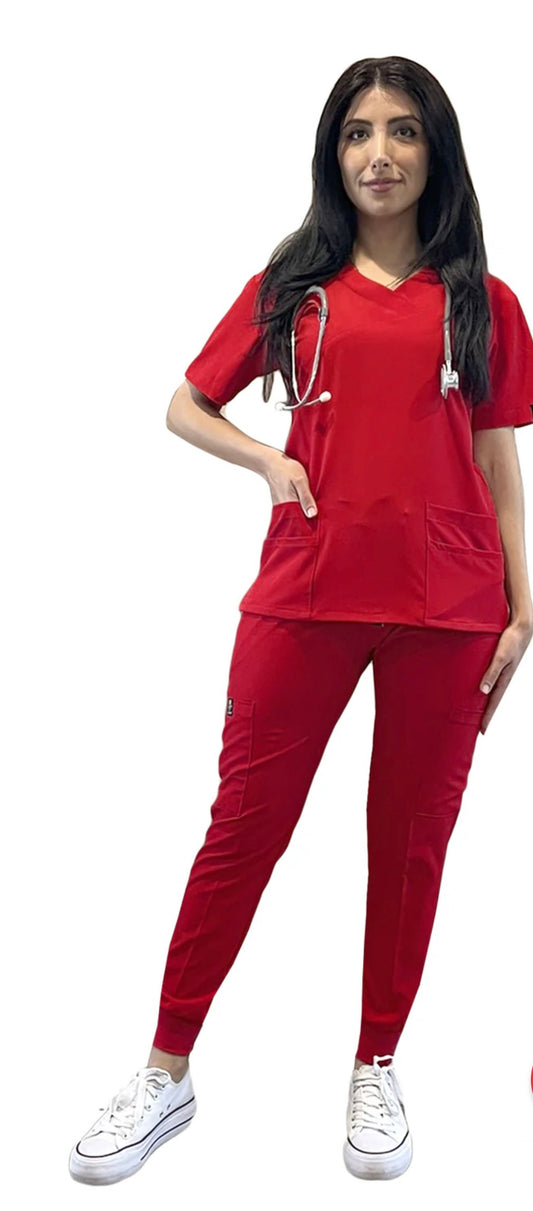 Scrubs:Dress A  Med Womens 4 way Stretch jogger